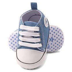 Cute Walk by Babyhug Slip On Booties - Blue