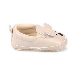 Cute Walk by Babyhug Slip On Booties With Koala Embroidery & Applique - Beige