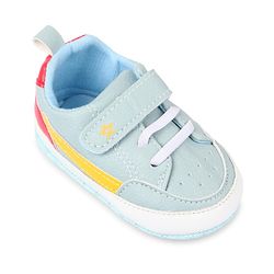 Cute Walk by Babyhug Velcro Closure Solid Booties - Blue