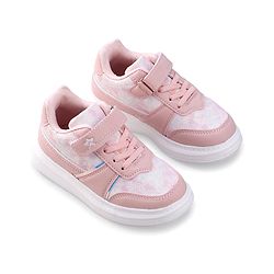 Cute Walk by Babyhug Velcro Closure Sneakers with Lace Detailing - Pink