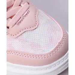 Cute Walk by Babyhug Velcro Closure Sneakers with Lace Detailing - Pink
