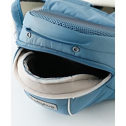 Babyhug AirEase 5-in-1 Hip Seat Baby Carrier - Blue| Lightweight & Breathable| Ergonomic Support| Foldable Head Support| Multiple Carry Positions| Carrying Capacity 15 kg| Optimum Weight Distribution
