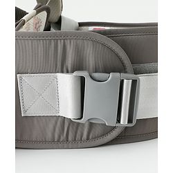 Babyhug AirEase 5-in-1 Hip Seat Baby Carrier - Grey| Lightweight & Breathable| Ergonomic Support| Foldable Head Support| Multiple Carry Positions| Carrying Capacity 15 kg| Optimum Weight Distribution