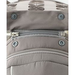 Babyhug AirEase 5-in-1 Hip Seat Baby Carrier - Grey| Lightweight & Breathable| Ergonomic Support| Foldable Head Support| Multiple Carry Positions| Carrying Capacity 15 kg| Optimum Weight Distribution