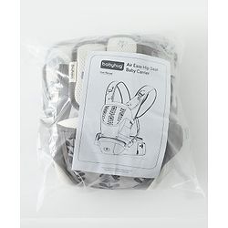 Babyhug AirEase 5-in-1 Hip Seat Baby Carrier - Grey| Lightweight & Breathable| Ergonomic Support| Foldable Head Support| Multiple Carry Positions| Carrying Capacity 15 kg| Optimum Weight Distribution
