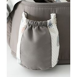 Babyhug AirEase 5-in-1 Hip Seat Baby Carrier - Grey| Lightweight & Breathable| Ergonomic Support| Foldable Head Support| Multiple Carry Positions| Carrying Capacity 15 kg| Optimum Weight Distribution