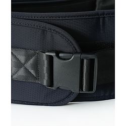 Babyhug SnugMate 5-in-1 Hip Seat Baby Carrier - Black| Premium Build| AirFlow Mesh Fabric| Foldable Head Cover| Padded Adjustable Straps| 5 Carry Positions| 15 kg Capacity| Optimum Weight Distribution