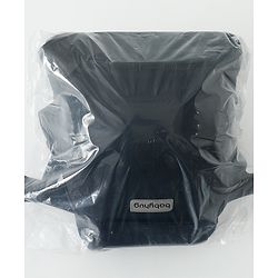 Babyhug SnugMate 5-in-1 Hip Seat Baby Carrier - Black| Premium Build| AirFlow Mesh Fabric| Foldable Head Cover| Padded Adjustable Straps| 5 Carry Positions| 15 kg Capacity| Optimum Weight Distribution