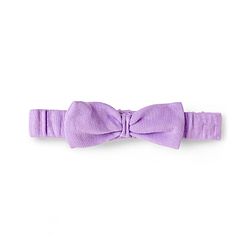 Babyhug 100% Cotton Knit Half Puffed Sleeves Chifilli Frock Style Onesie with Hairband & Booties - Lavender