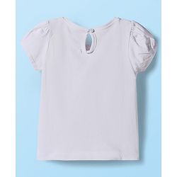 Babyhug Cotton Knit Half Sleeves T-Shirt with Floral & Polka Dot Print Pack of 3 - Red White & Navy Blue