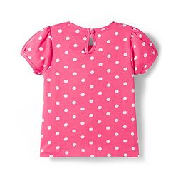 Babyhug Cotton Knit Half Sleeves T-Shirt with Floral & Polka Dot Print Pack of 3 - Pink Yellow & Navy Blue