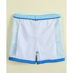 Babyhug Sea Life Printed Swimming Trunk - Blue