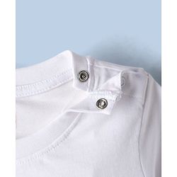 Babyhug Cotton Knit Half Sleeves T-Shirt with Vehicle & Beach Theme Print - White