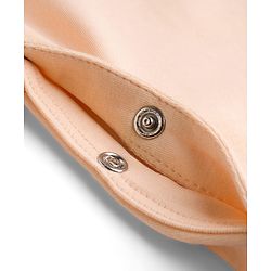 Babyhug 100% Cotton Knit Full Sleeves Romper With Cap & Deer Applique - Beige