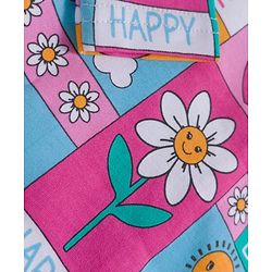 Babyhug 100% Cotton Knit Full Sleeves Front Open Jhablas with Floral & Polka Dot Print Pack of 3 - Pink & Orange