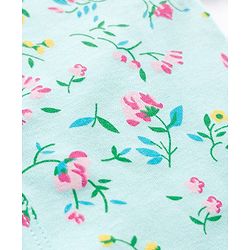 Babyhug 100% Cotton Knit Full Sleeves Front Open Jhablas With Stripe & Animal Print Pack of 3 - Pink Aqua Blue & Yellow