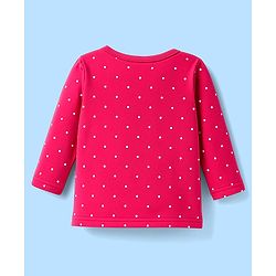 Babyhug 100% Cotton Knit Full Sleeves Front Open Jhablas with Tropical Theme Print Pack of 3 - White Navy Blue & Pink