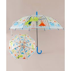 Babyhug Free Size Dino Printed Umbrella - Blue