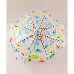 Babyhug Free Size Dino Printed Umbrella - Blue