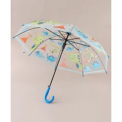 Babyhug Free Size Dino Printed Umbrella - Blue
