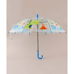 Babyhug Free Size Dino Printed Umbrella - Blue