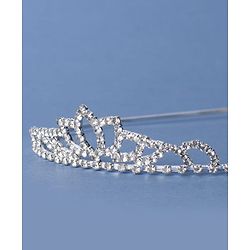 Babyhug Silver Plated Tiara Hairband - Silver