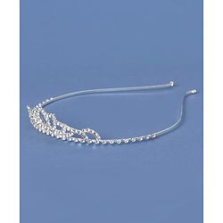 Babyhug Silver Plated Tiara Hairband - Silver