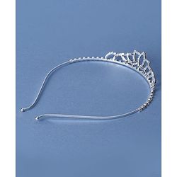 Babyhug Silver Plated Tiara Hairband - Silver