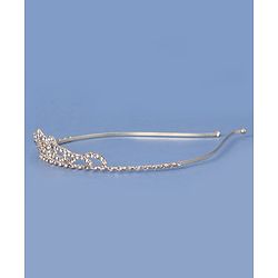 Babyhug Gold Plated Tiara Hairband - Golden