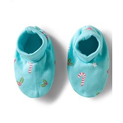 Babyhug 100% Cotton Mittens & Booties With Floral Print - Light Blue