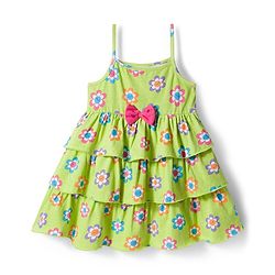 Babyhug Single Jersey Knit Sleeveless Frock With Floral Print & Bloomer - Light Green