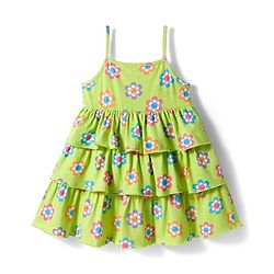 Babyhug Single Jersey Knit Sleeveless Frock With Floral Print & Bloomer - Light Green