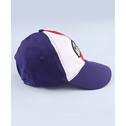 Babyhug Disney Cotton Woven Summer Cap with Mickey Mouse Graphic Multicolor - Diameter 16 cm