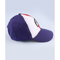 Babyhug Disney Cotton Woven Summer Cap with Mickey Mouse Graphic Multicolor - Diameter 16 cm