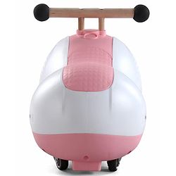 Babyhug Peanut Musical Ride-On for Kids - Pink| Fun Light & Music| Foot-to-Floor Operation| Safe with Round Edges| Sturdy Build|  Comfortable Seat| Indoor & Outdoor Play Toy
