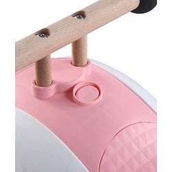 Babyhug Peanut Musical Ride-On for Kids - Pink| Fun Light & Music| Foot-to-Floor Operation| Safe with Round Edges| Sturdy Build|  Comfortable Seat| Indoor & Outdoor Play Toy
