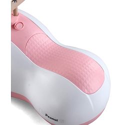 Babyhug Peanut Musical Ride-On for Kids - Pink| Fun Light & Music| Foot-to-Floor Operation| Safe with Round Edges| Sturdy Build|  Comfortable Seat| Indoor & Outdoor Play Toy
