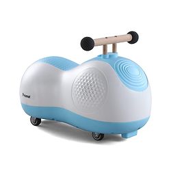 Babyhug Peanut Musical Ride-On for Kids - Pink| Fun Light & Music| Foot-to-Floor Operation| Safe with Round Edges| Sturdy Build|  Comfortable Seat| Indoor & Outdoor Play Toy