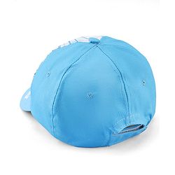 Babyhug Marvel Cotton Woven Summer Cap With Avengers Graphics Light Blue - Diameter 15.5 cm
