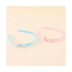 Babyhug Hair Bands with Star Applique Pack of 2 - Blue & Pink