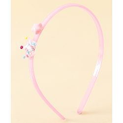 Babyhug Hair Bands with Star Applique Pack of 2 - Blue & Pink