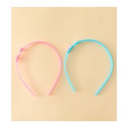 Babyhug Hair Bands with Star Applique Pack of 2 - Blue & Pink