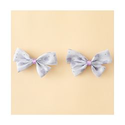 Babyhug Bow & Butterfly Clips Free Size Pack Of 2 -Yellow
