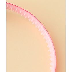 Babyhug Free Size Hair Band With Floral Applique - Pink