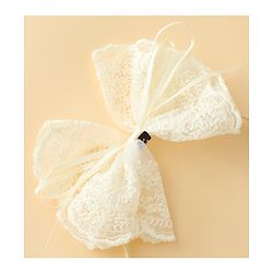 Babyhug Hair Band With Bow Applique - Beige