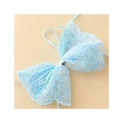 Babyhug Hair Band With Bow Applique - Beige