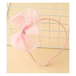 Babyhug Hair Band With Bow Applique - Purple