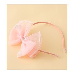Babyhug Hair Band With Bow Applique - Purple