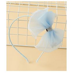 Babyhug Hair Band With Bow Applique - Purple