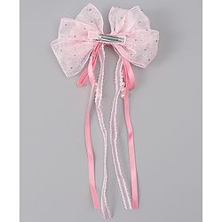 Babyhug Free Size Bow & Butterfly Clips - Green